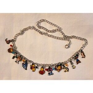 NWOT Winnie the Pooh Inspired Adjustable Charm Necklace